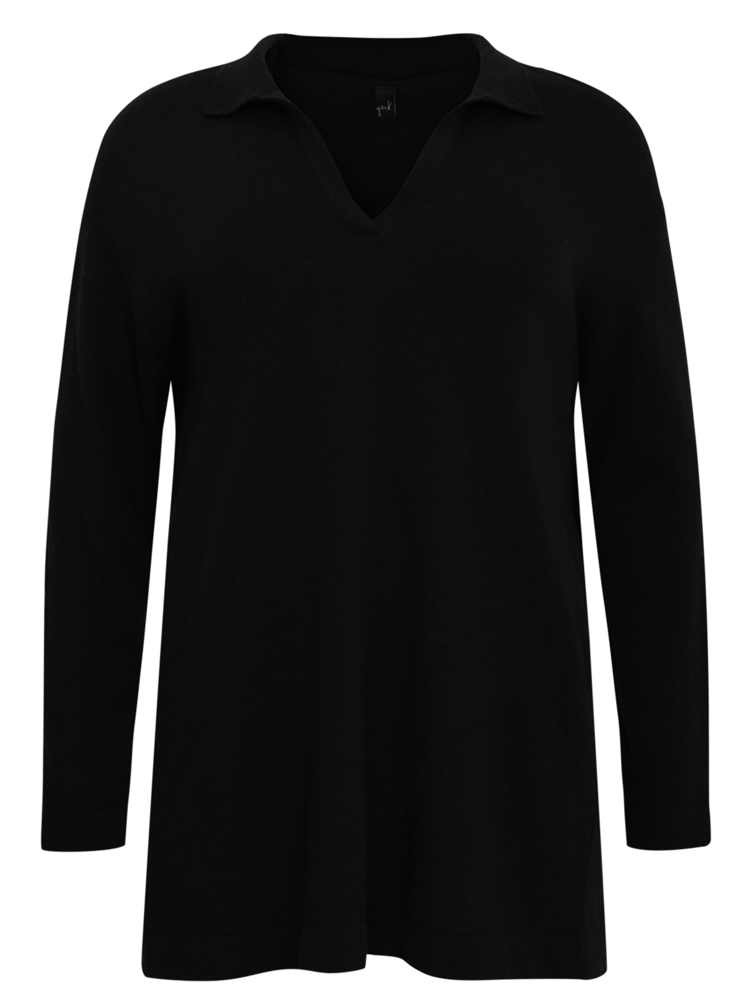 YOEK Trui in Zwart: voorkant