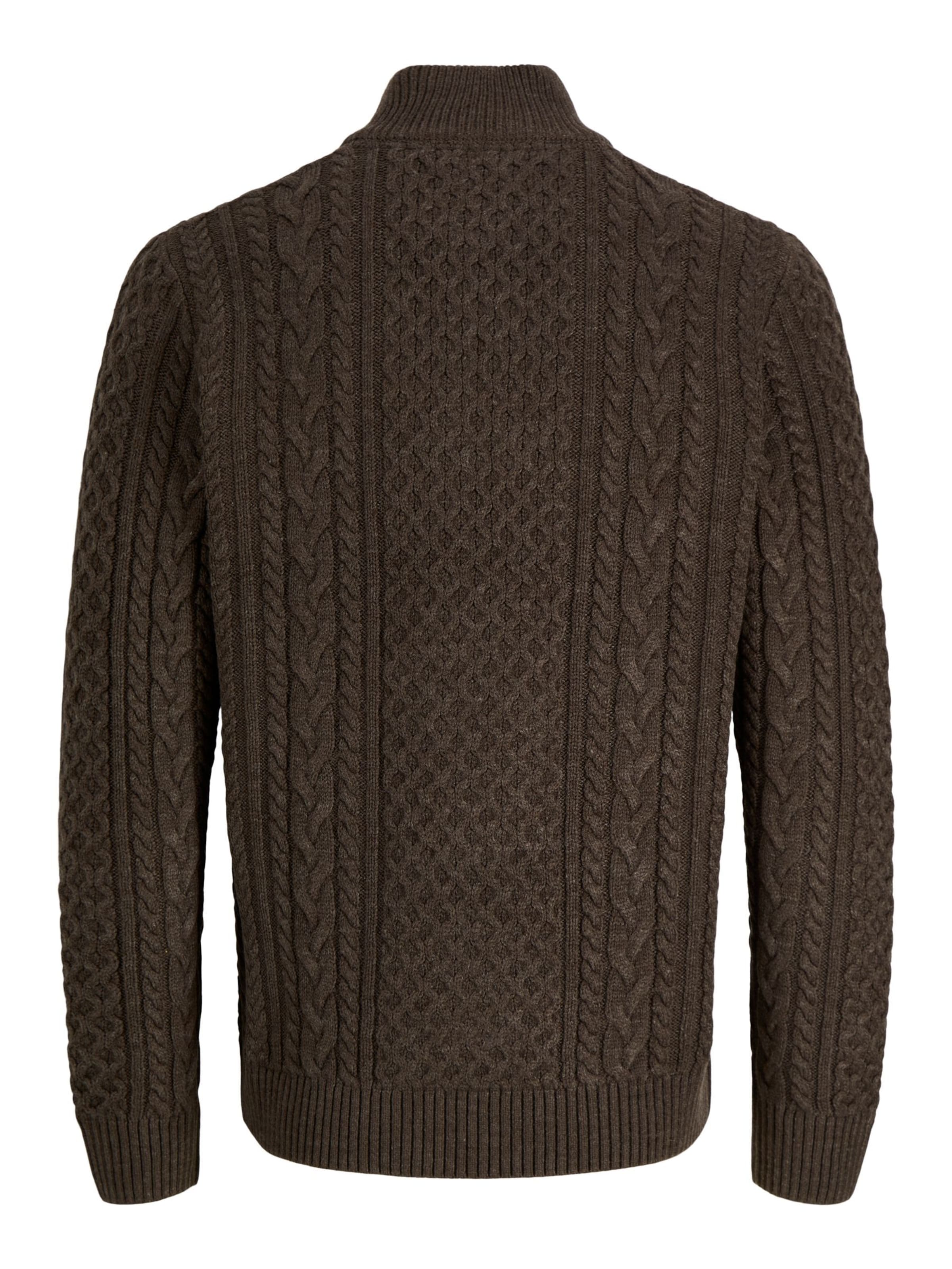 JACK & JONES Kampsun 'JPRBlucallum', värv pruun