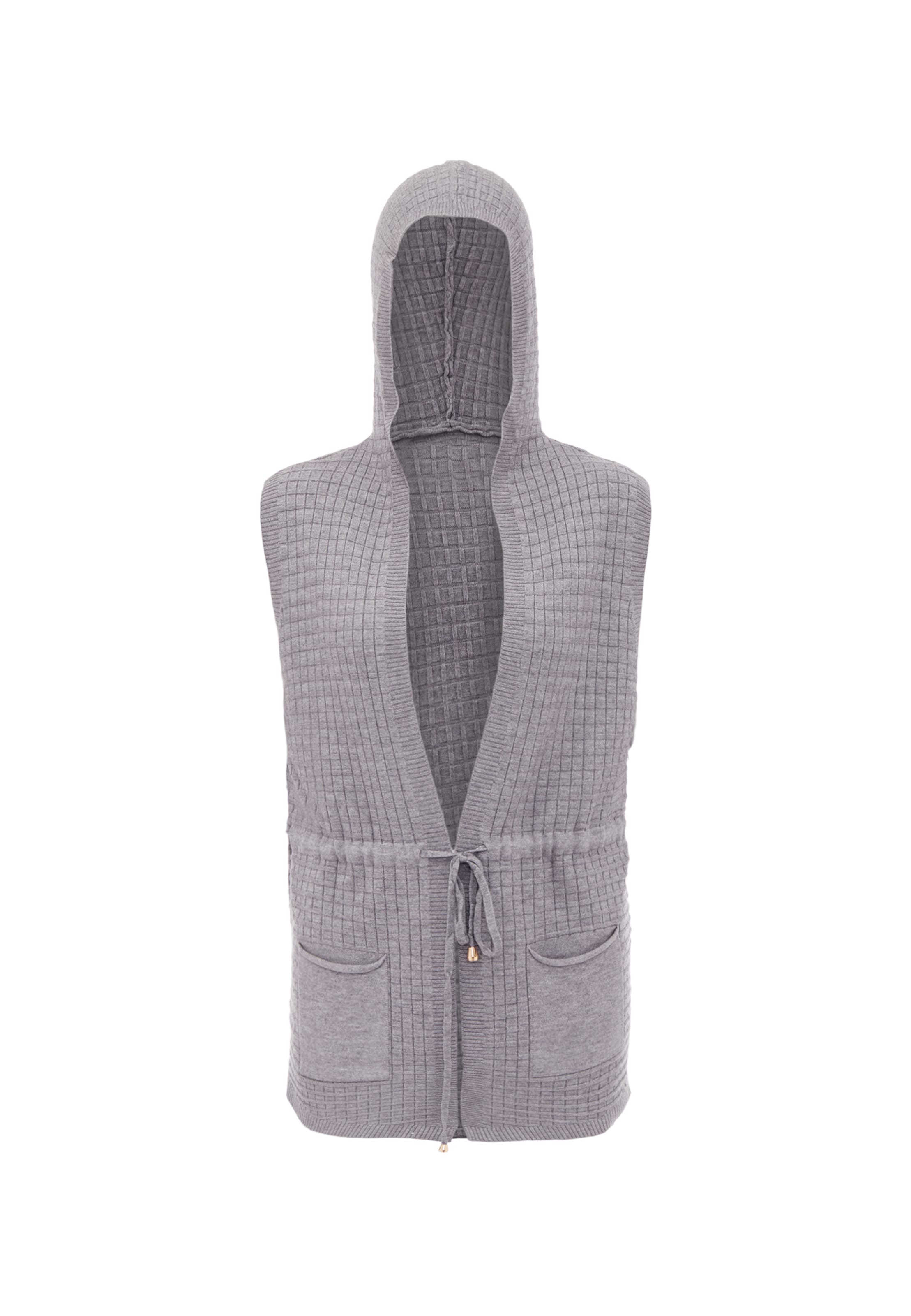 COBIE Knit cardigan in Grey: front