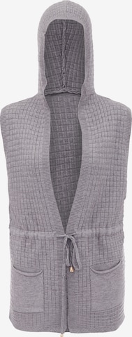 COBIE Strickjacke in Grau: Vorderseite