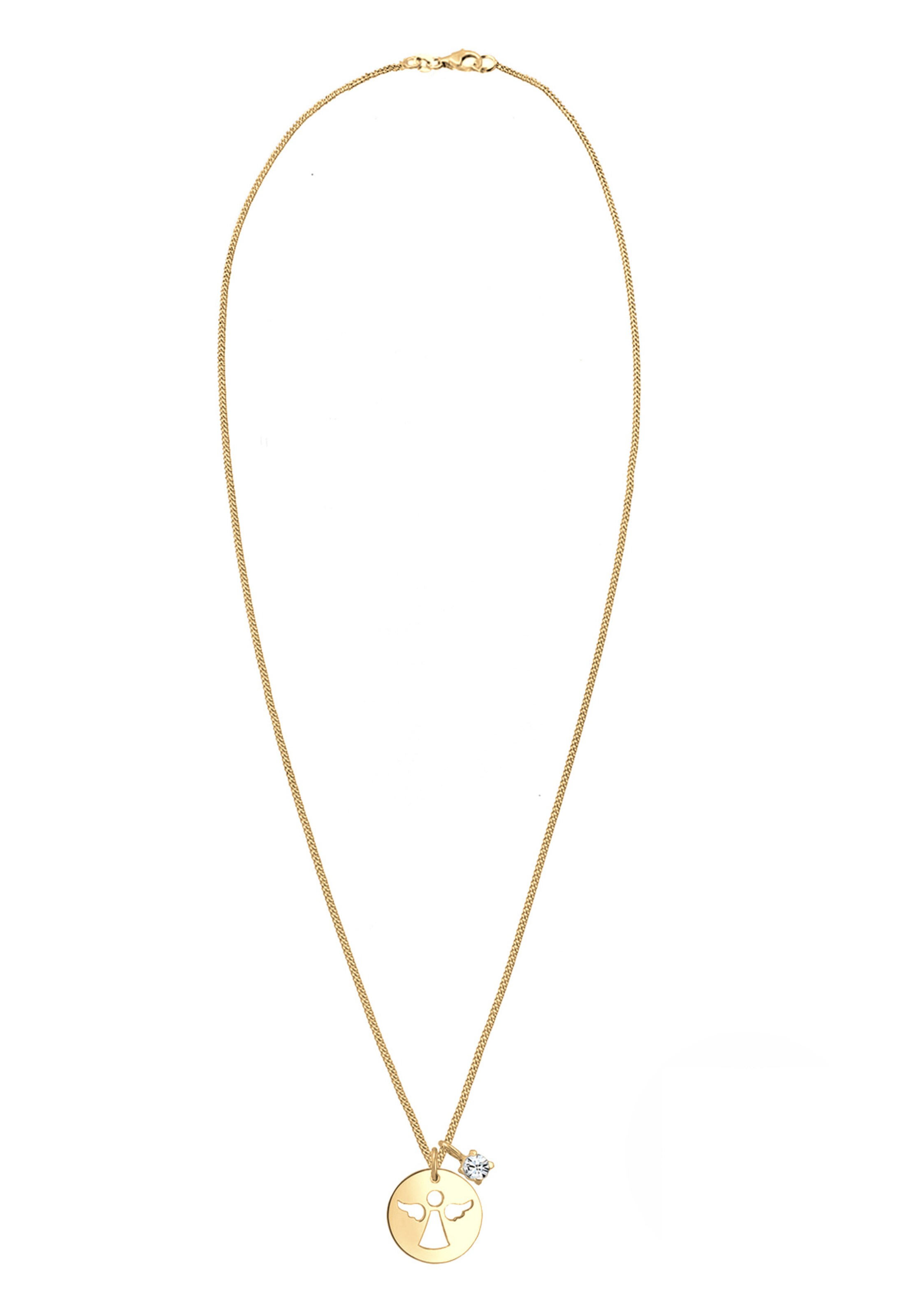 ELLI Ketting 'Engel' in Goud