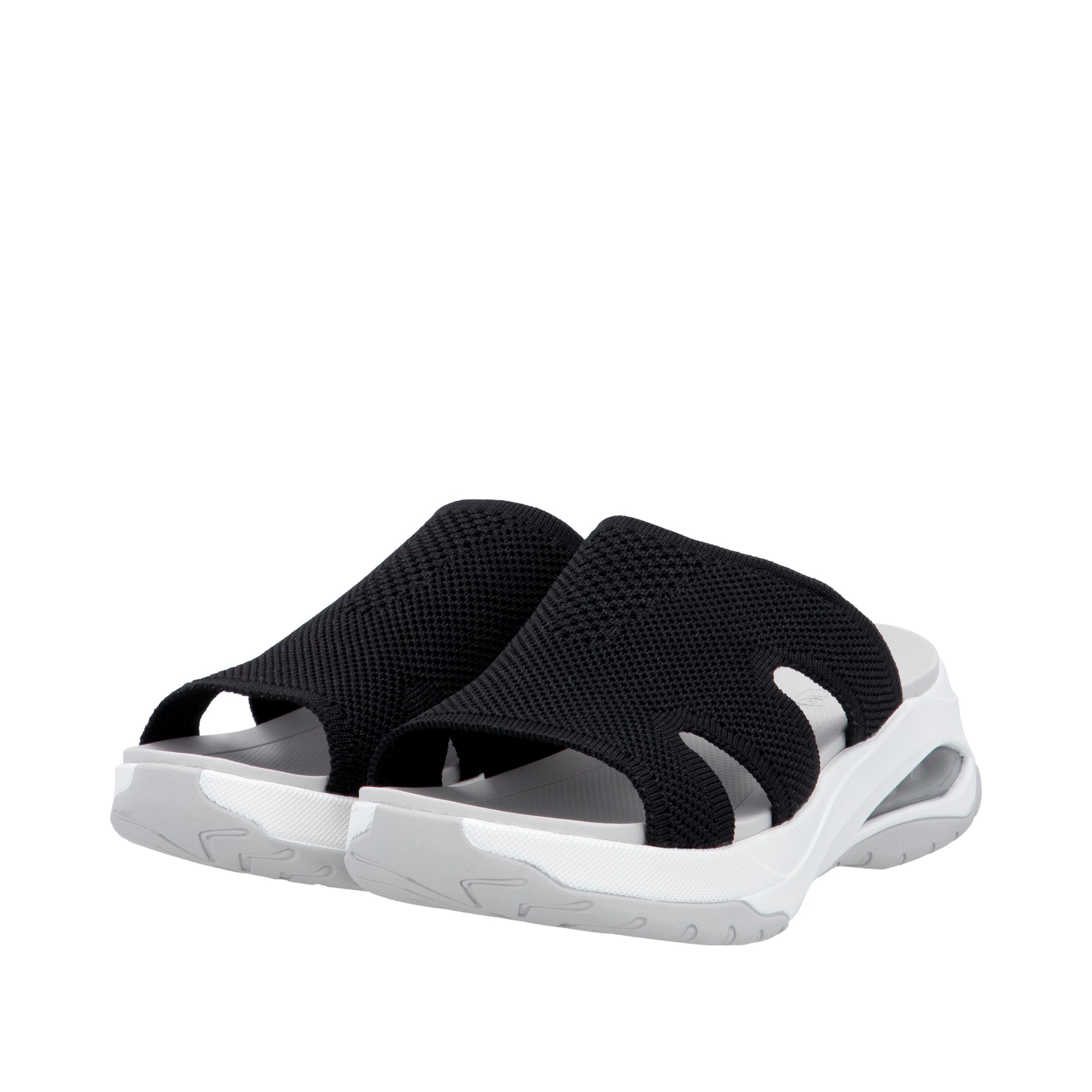 Rieker Sport Mules in Black