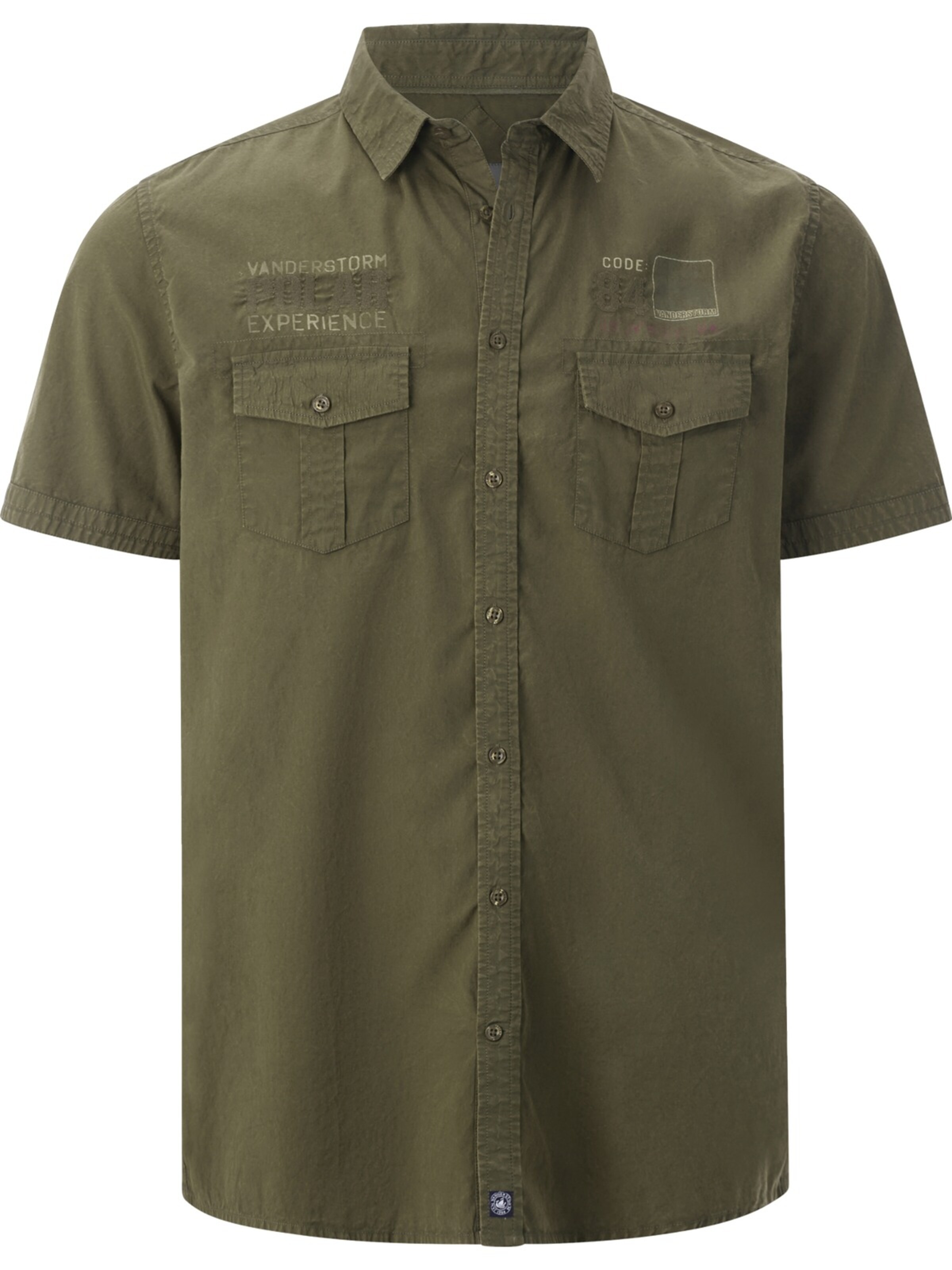 Jan Vanderstorm Hemd 'Alpri' in Grün: Vorderseite