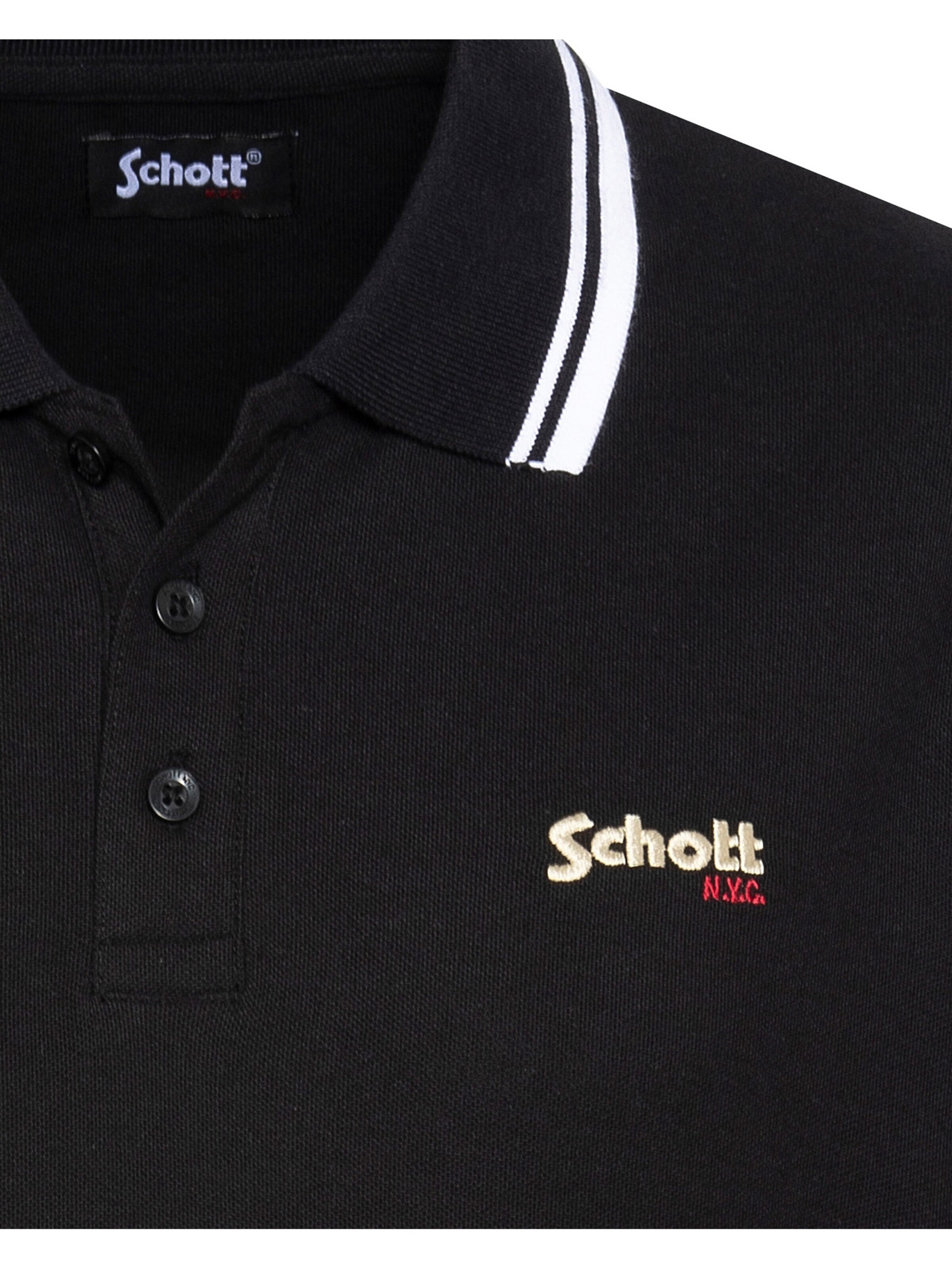 Schott NYC Shirt‌‌‌‌‌‌‌‌ in Schwarz