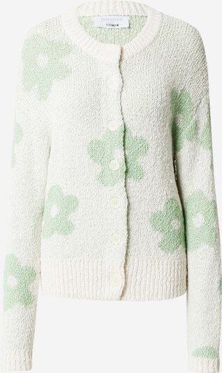 florence by mills exclusive for ABOUT YOU Cardigan 'Meadow Flowers ' i lysegrøn / hvid, Produktvisning