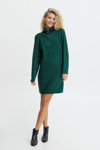b.young Knitted dress in Green: front