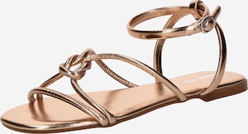 ABOUT YOU Remmisandaalit 'Maxima' värissä kulta: etupuoli