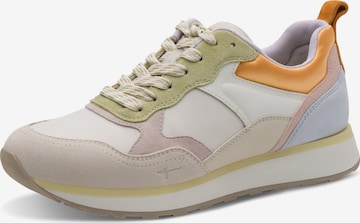 Tamaris - Zapatillas deportivas bajas en beige: frente