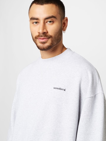 Woodbird Sweatshirt 'Cope' in Grey