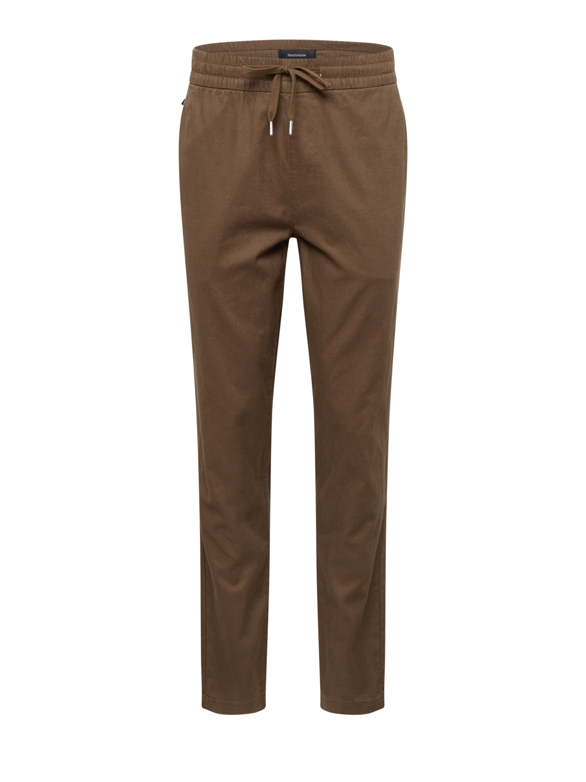 Pantalon 'Barton' Matinique en marron : devant