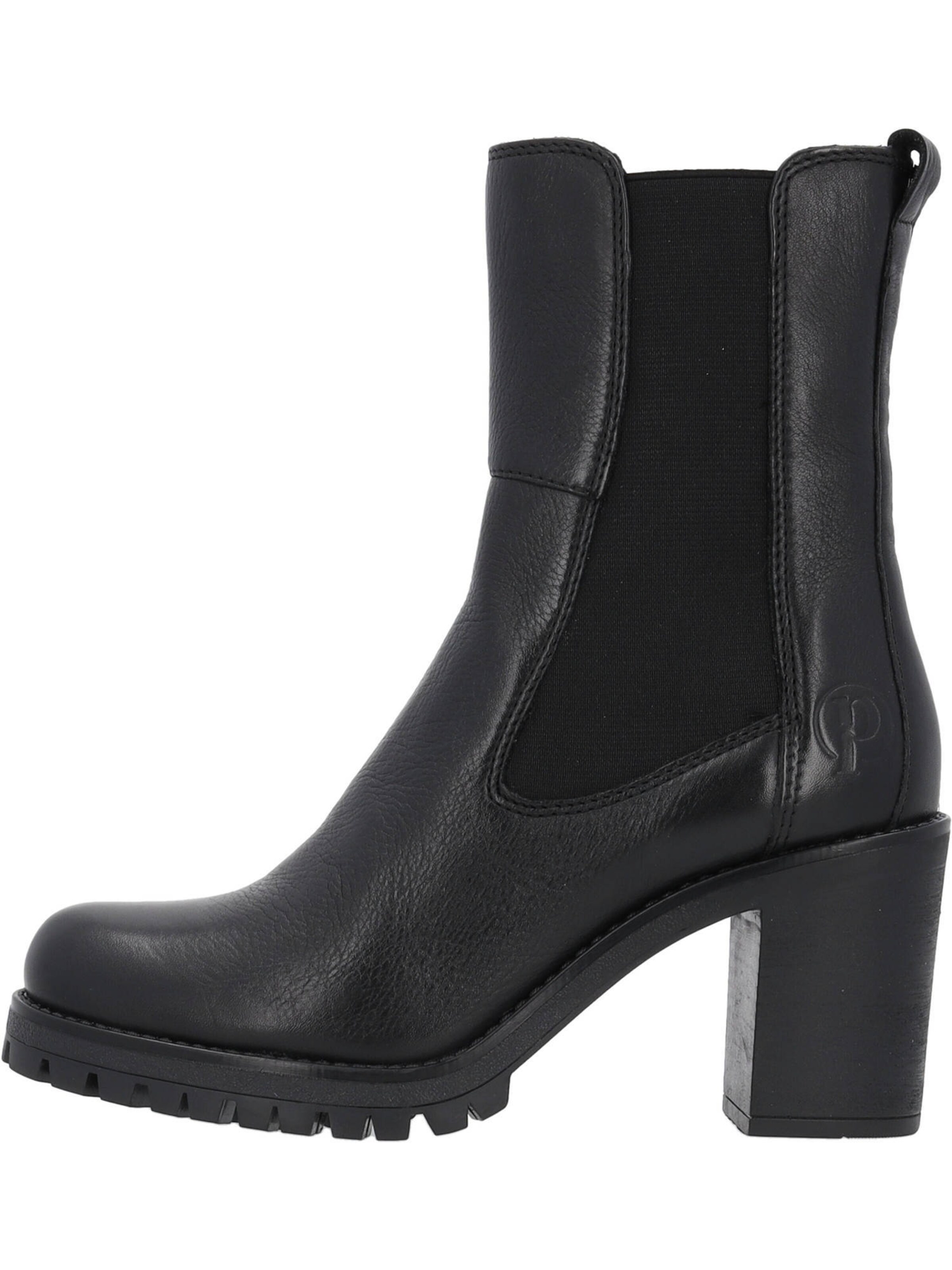 Palado Enkellaarsjes 'Giglio' in Zwart