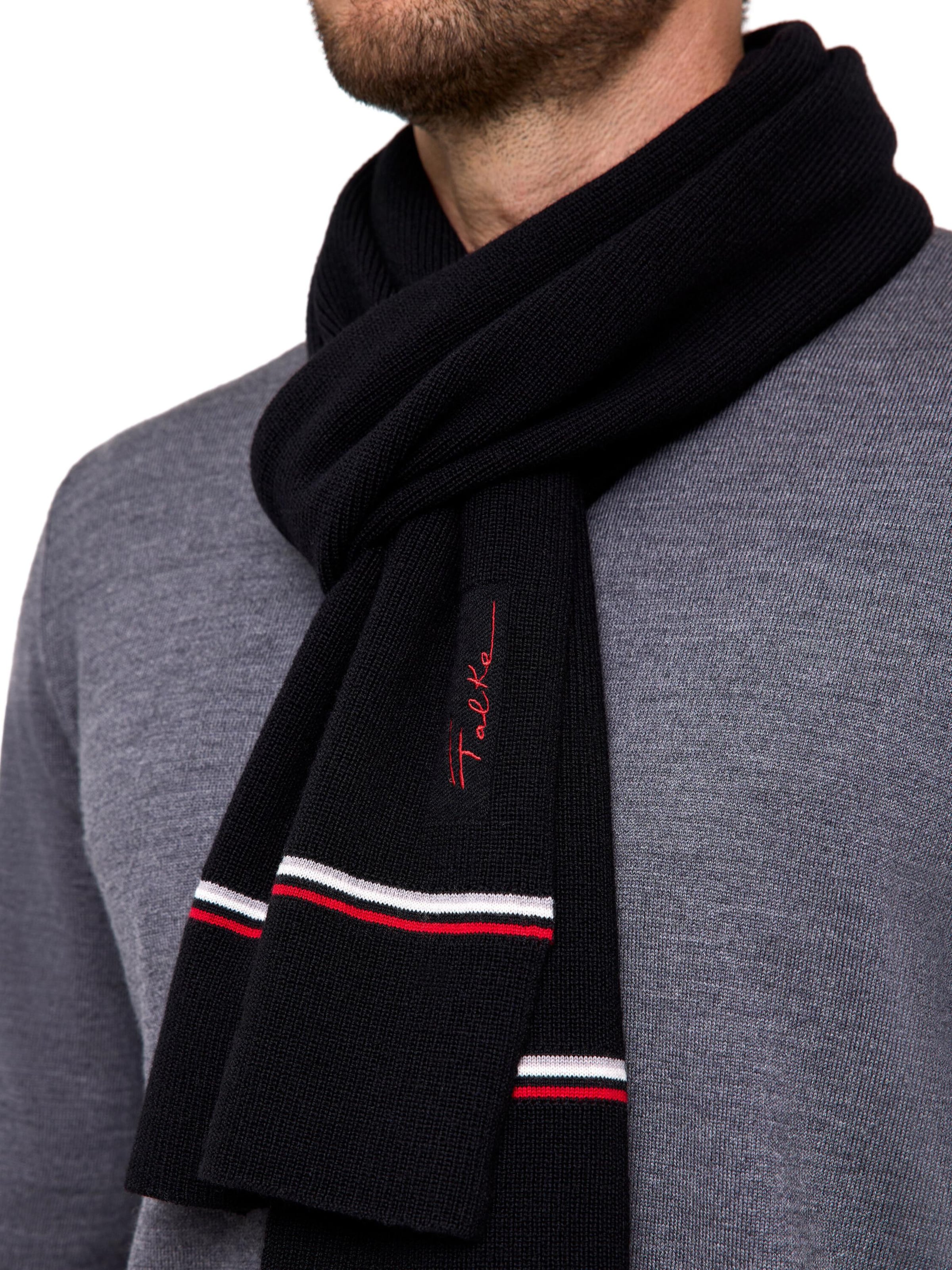 FALKE Scarf 'Anniversary' in Black: front