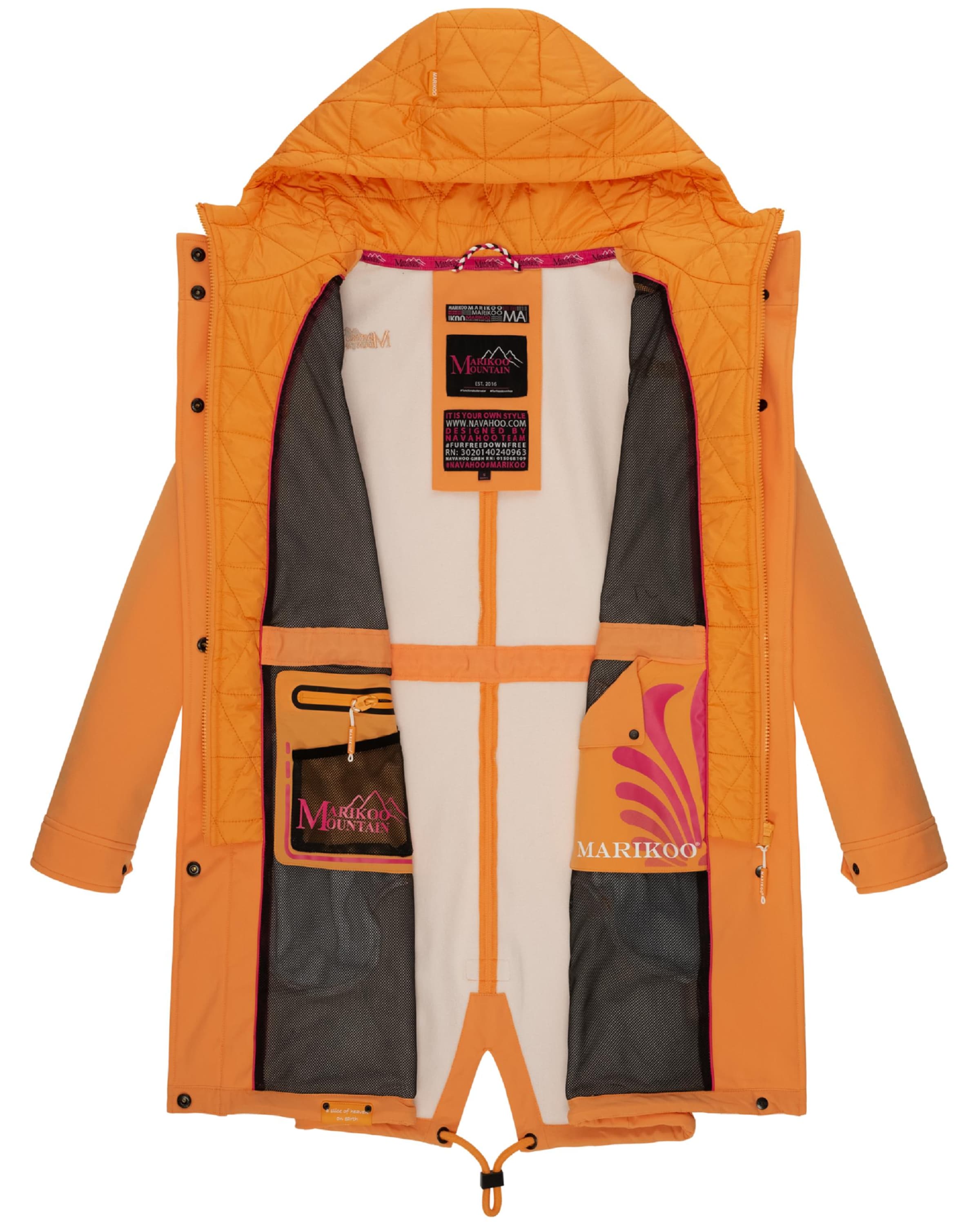 oranžs MARIKOO Jaka-mētelis