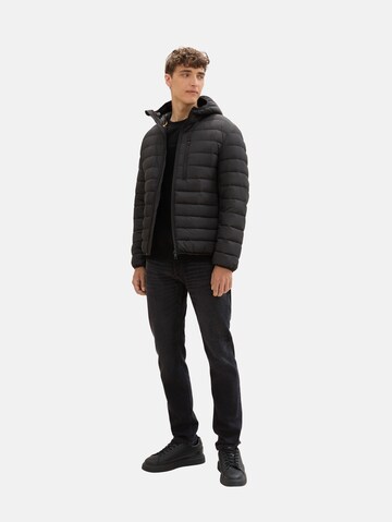 TOM TAILOR DENIM Jacke in Schwarz