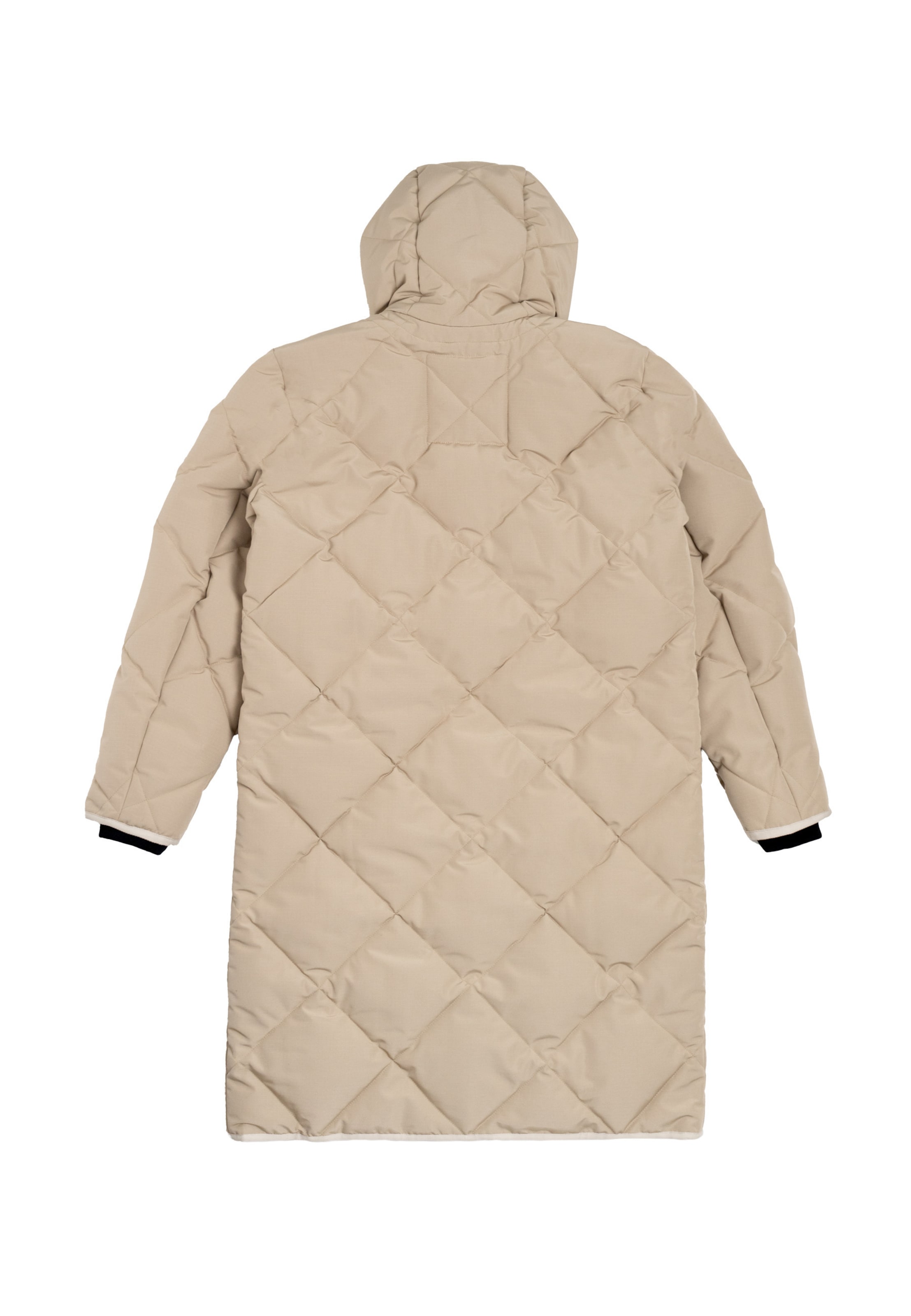 Parka invernale 'The Swiss Yuppie' di Prohibited in beige