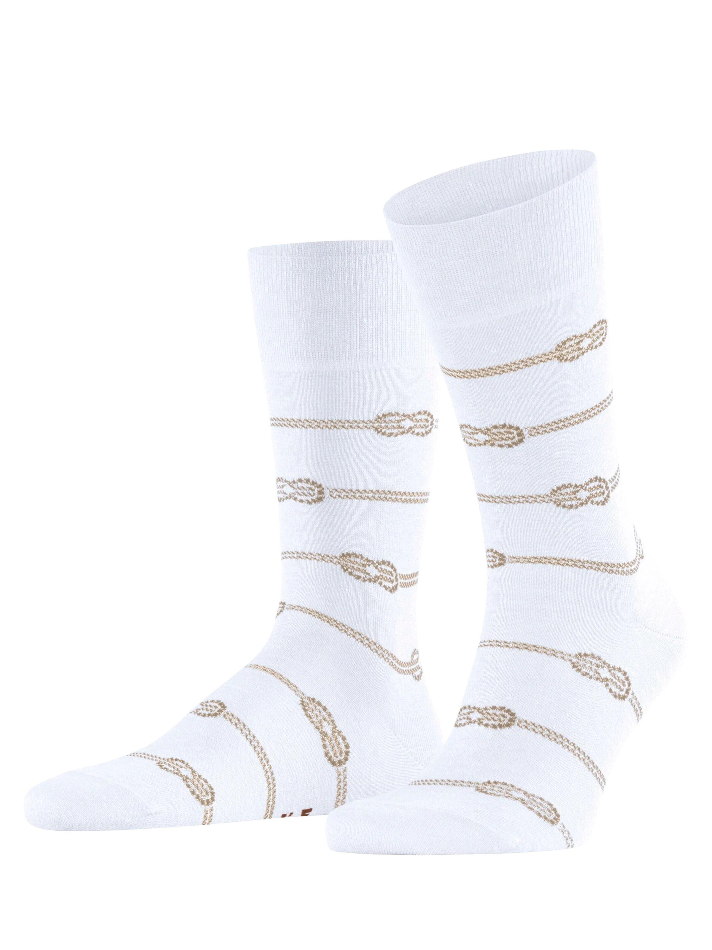 FALKE Socken 'Sailing Rope'‌ in Weiß: Vorderseite