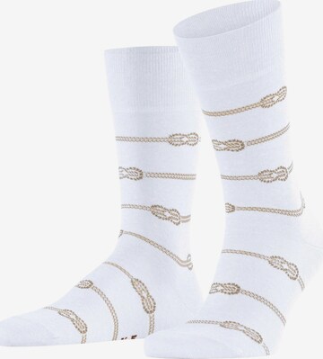 FALKE Socken 'Sailing Rope' in Weiß: Vorderseite