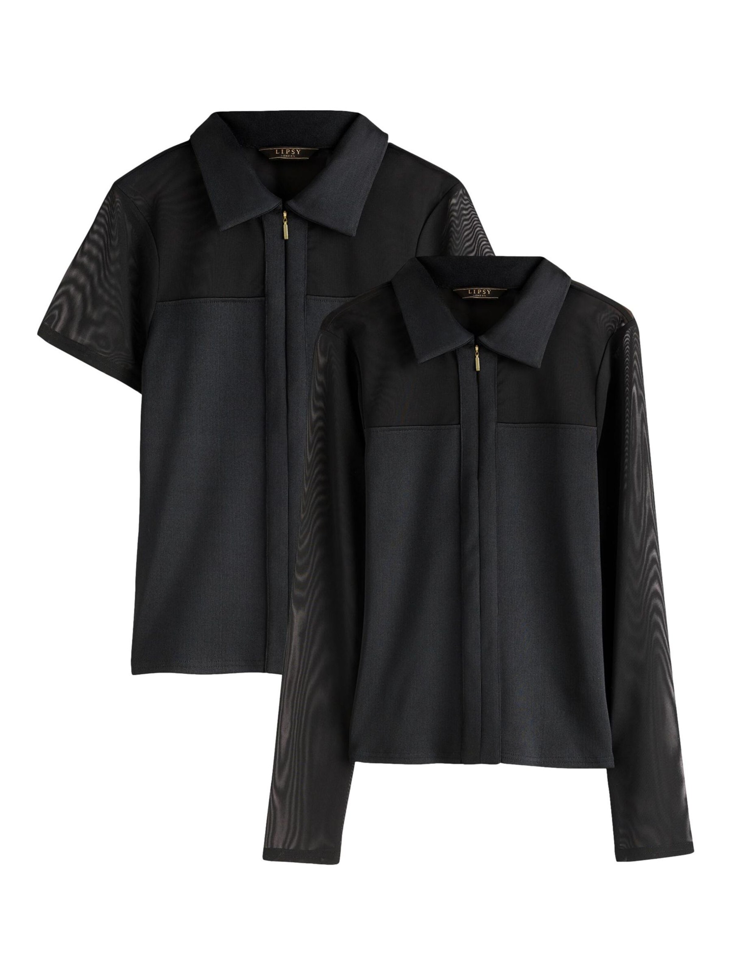 Lipsy Bluse in Schwarz: Vorderseite