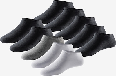 SCHIESSER Chaussure basse ' Bluebird ' en gris / noir / blanc, Vue avec produit