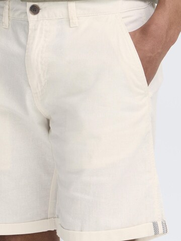 !Solid Regular Broek 'Loras' in Wit