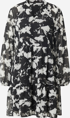 melns OBJECT Kleita 'OBJGINA MILA': no priekšpuses