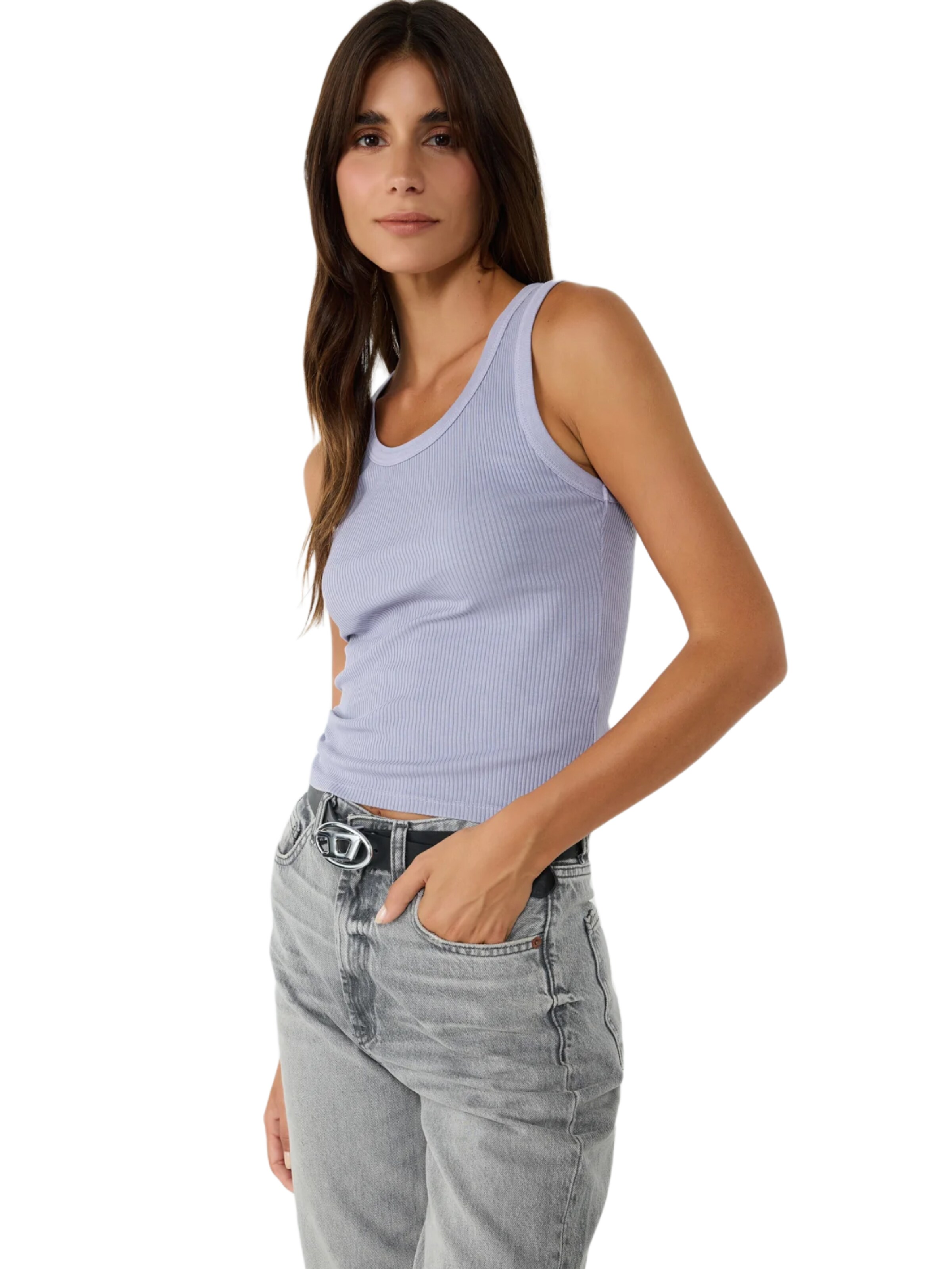 No Matter What Top in Lila