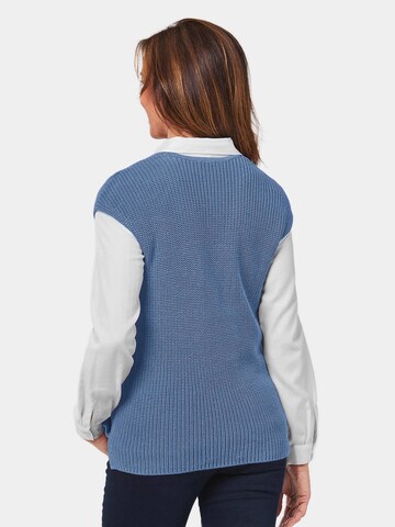 Goldner Knitted Vest in Blue