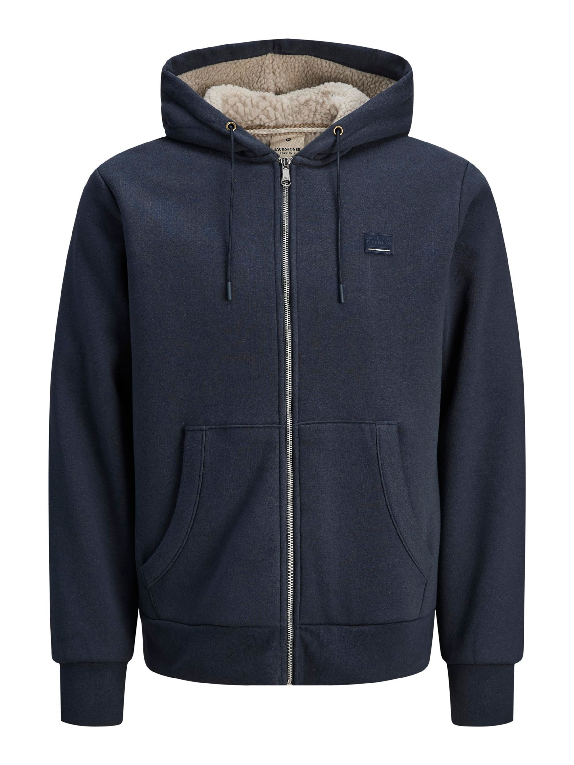 JACK & JONES Sudadera con cremallera 'JPRBLUMason' en azul, Vista del producto