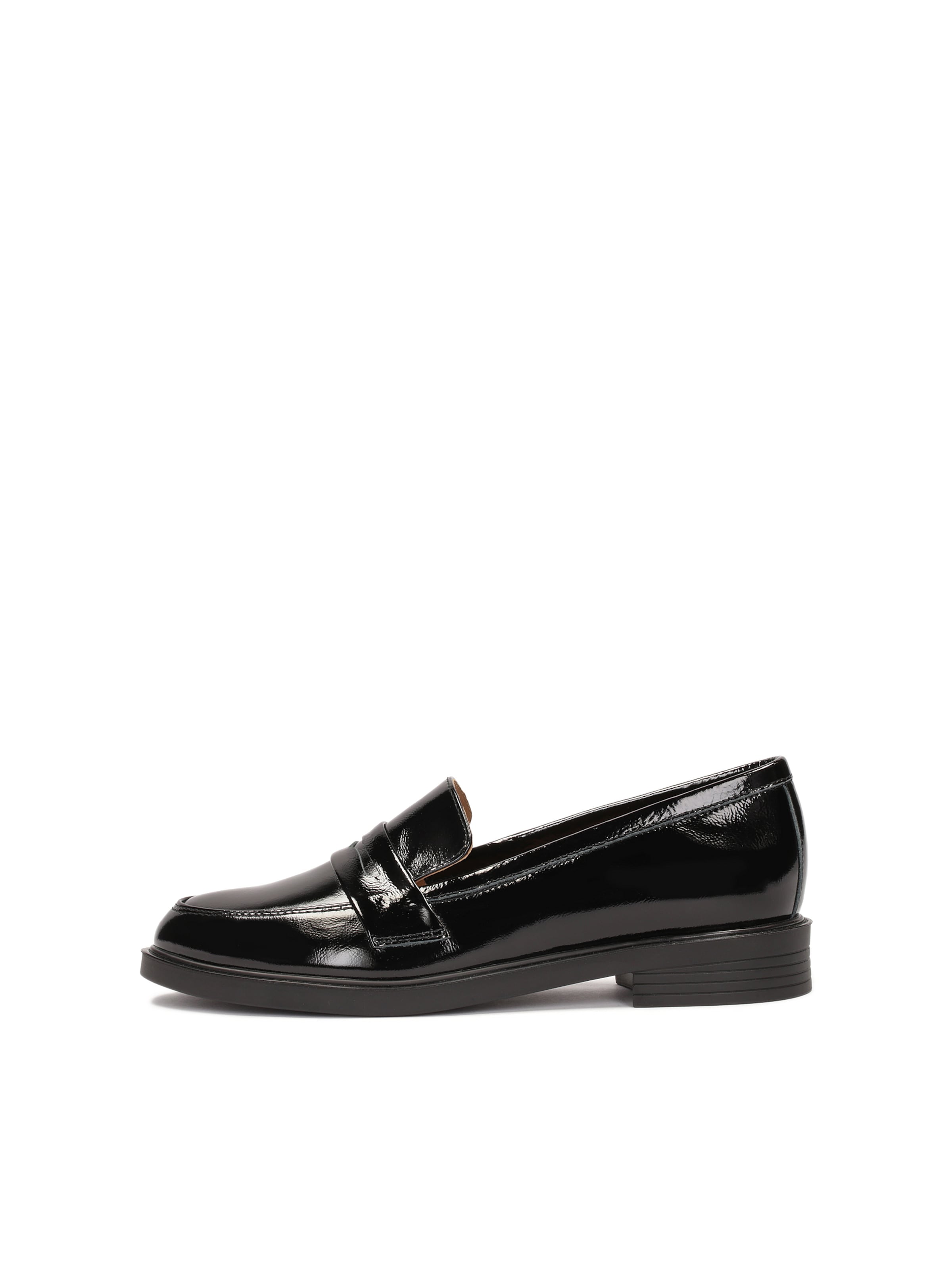 Kazar Classic Flats in Black: front