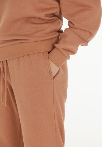 Athlecia Regular Sweatpants 'Soffina' in Braun