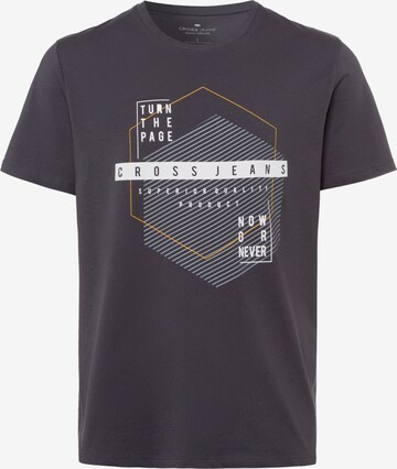Cross Jeans Shirt in Grey: front