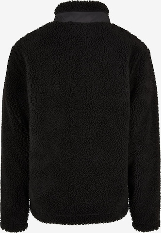 Urban Classics Fleece Jacket in Black