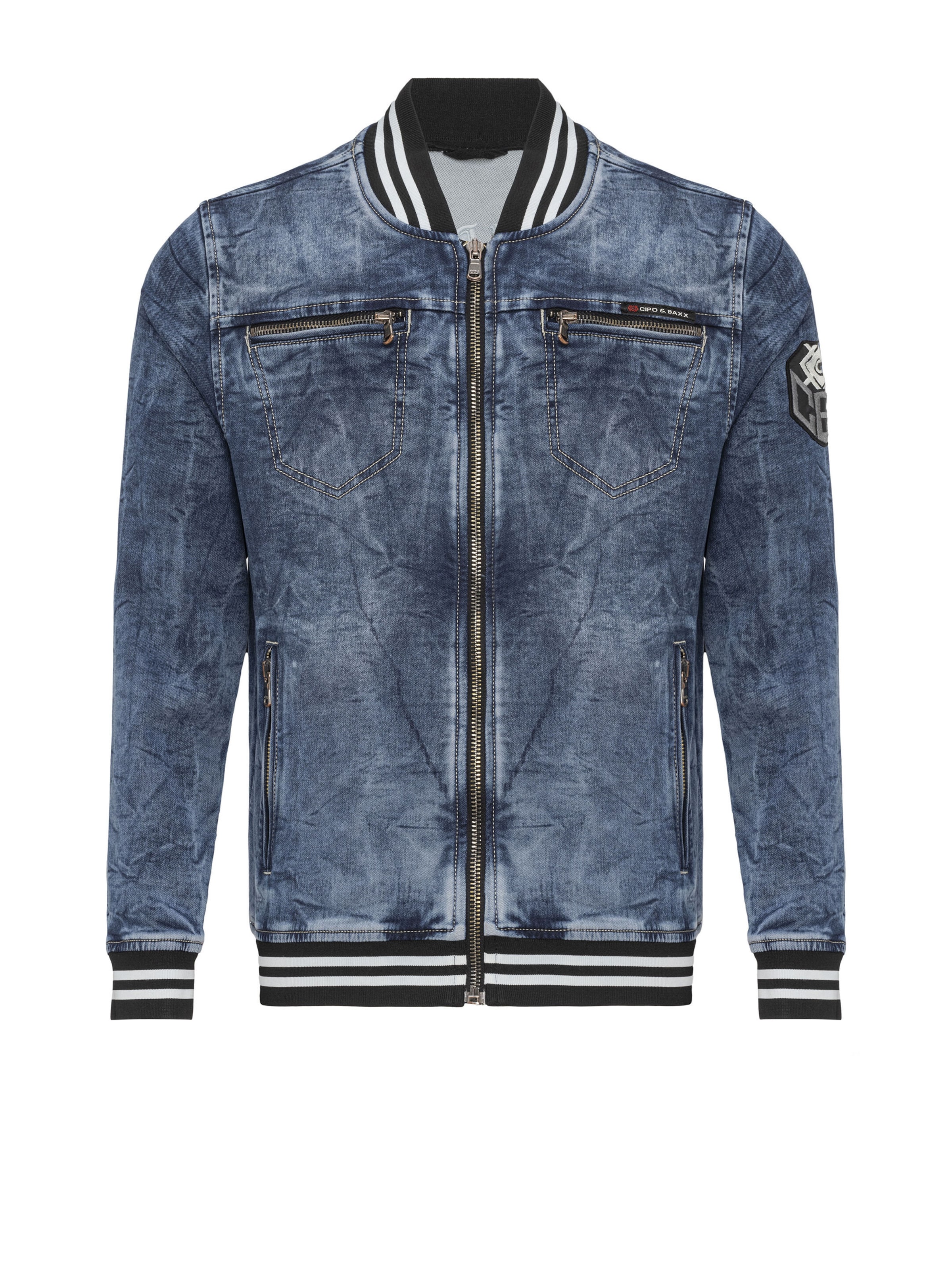 CIPO & BAXX Between-season jacket 'CJ310' in Blue: front