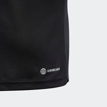 ADIDAS SPORTSWEAR Λειτουργικό μπλουζάκι 'Train Essentials Aeroready Logo -Fit' σε μαύρο