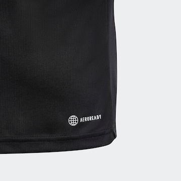 ADIDAS SPORTSWEARTehnička sportska majica 'Train Essentials Aeroready Logo -Fit' - crna boja