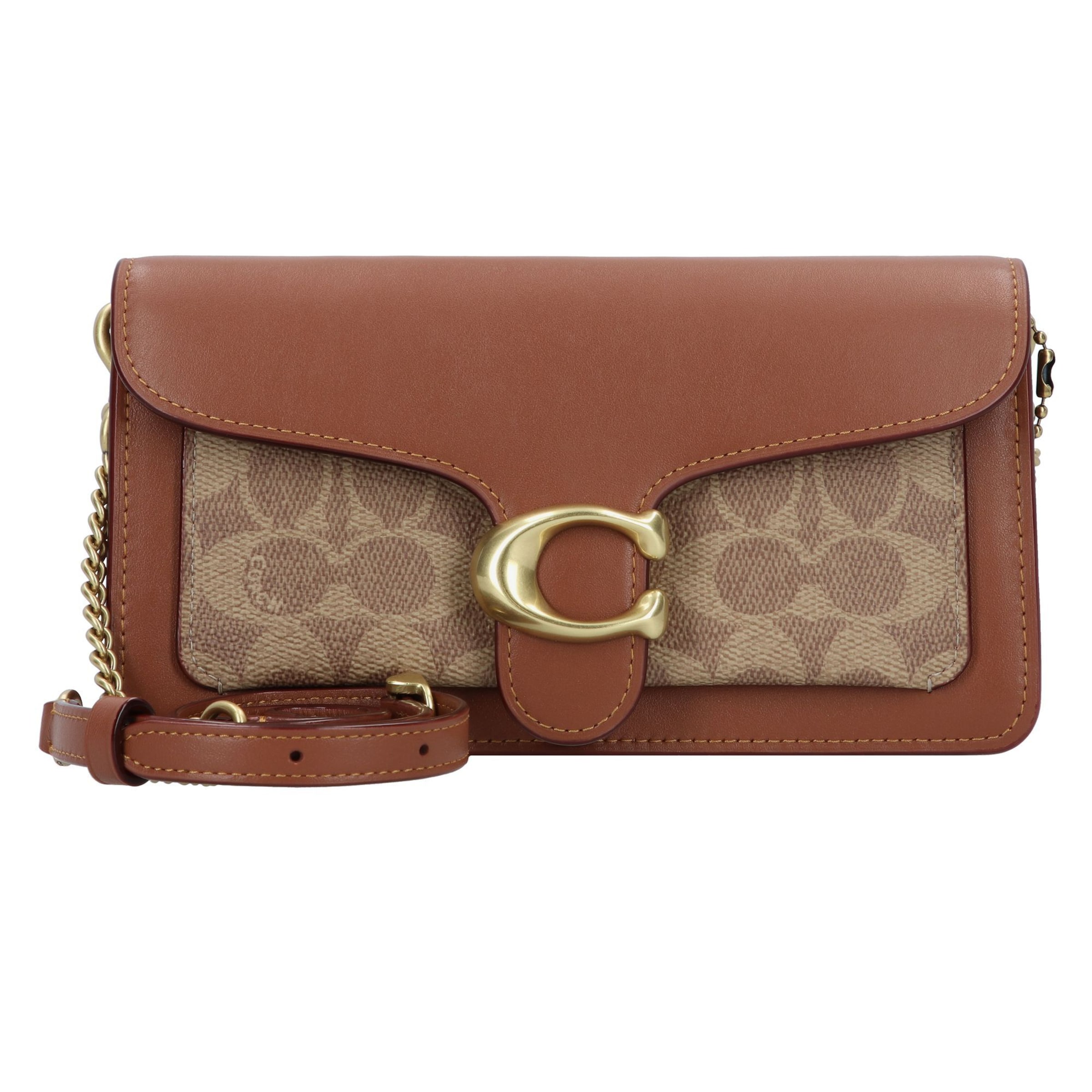 Pochette 'TABBY' COACH en marron : devant