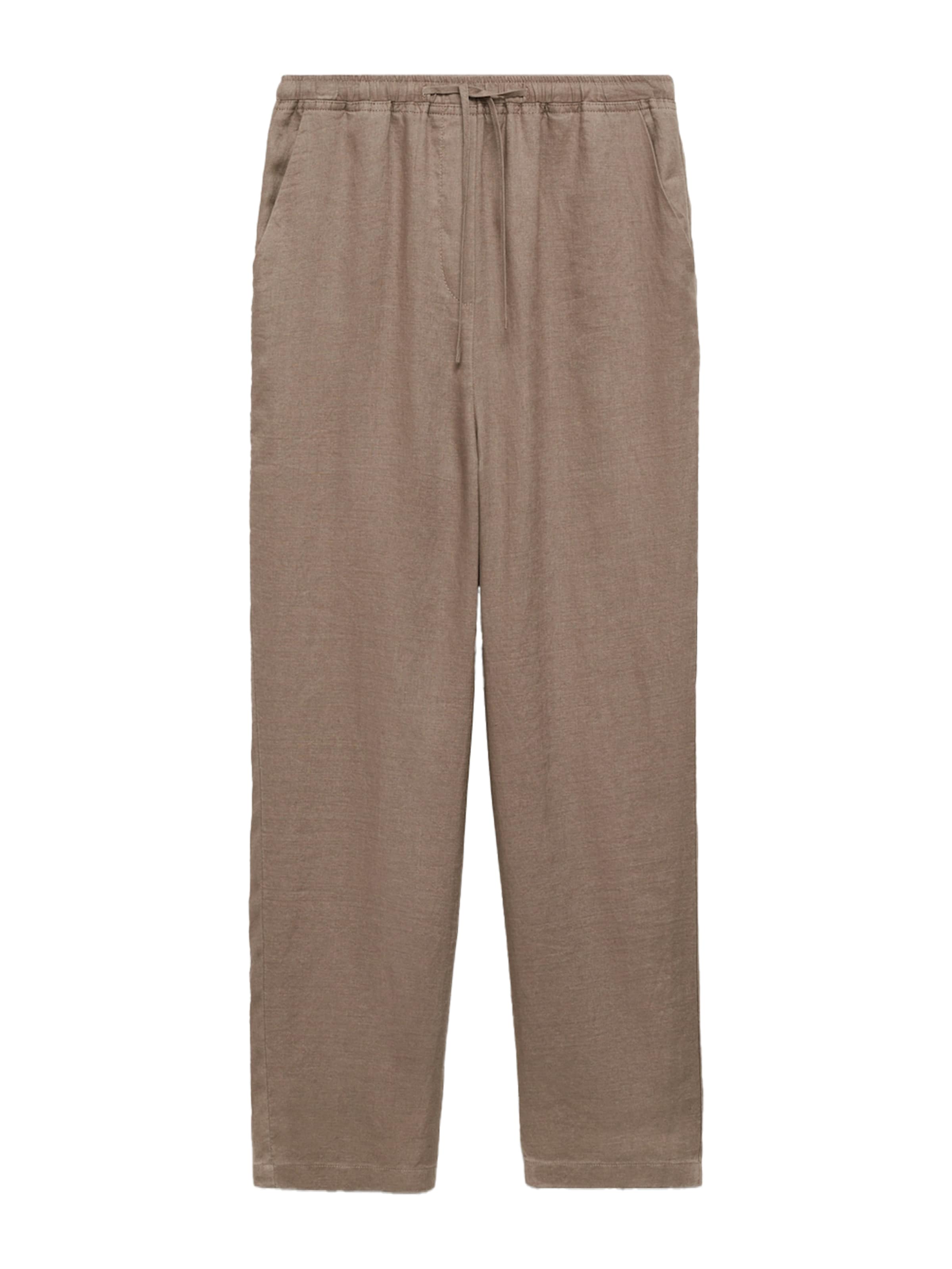 MANGO Nohavice - Hnedá: predná strana