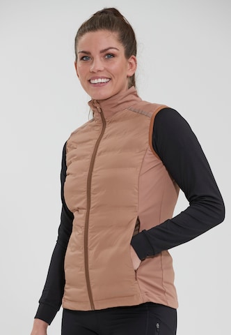 ENDURANCE Sports Vest 'Reitta' in Brown: front