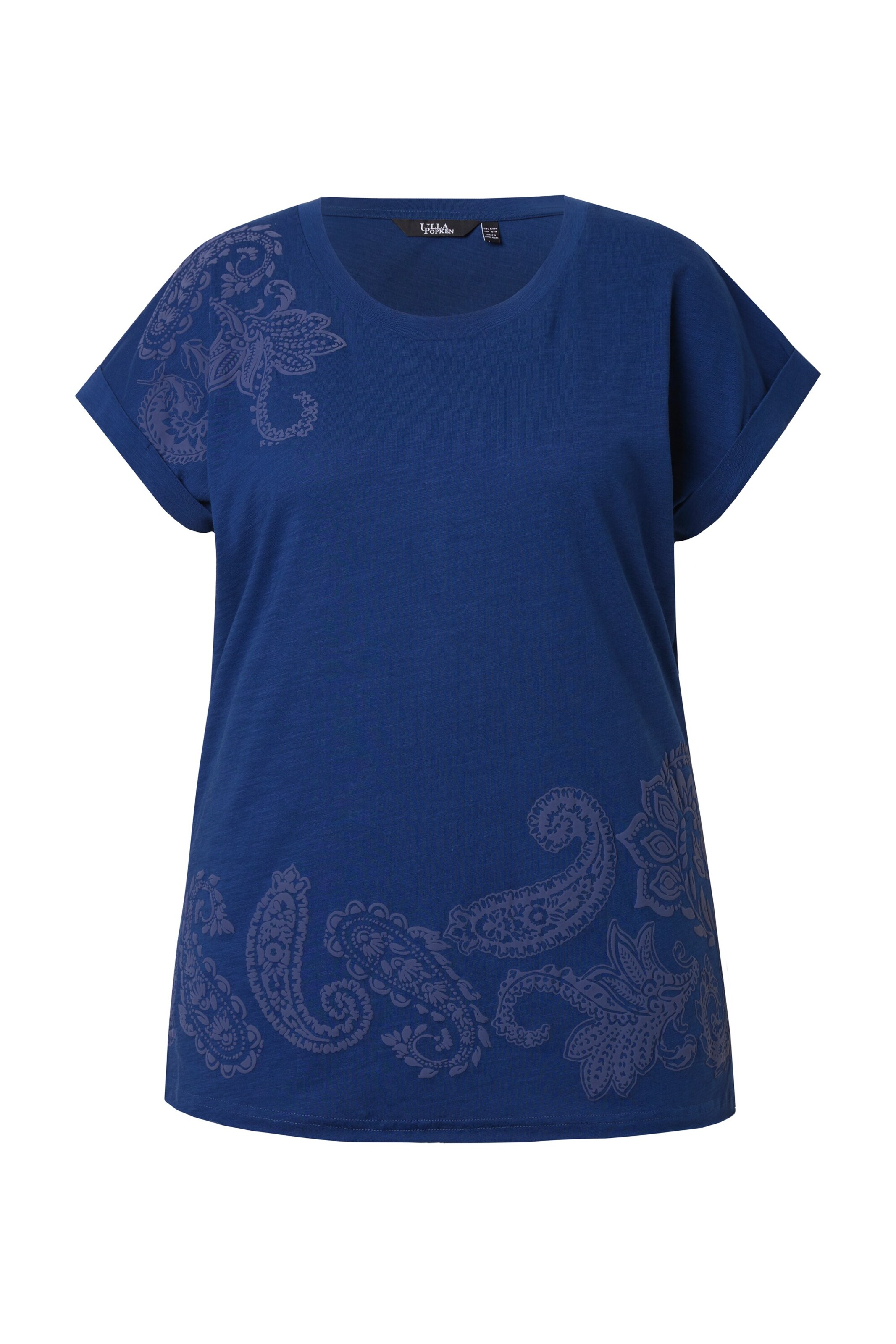 Ulla Popken Shirt in Blauw: voorkant