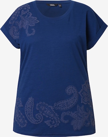 Ulla Popken Shirt in Blauw: voorkant