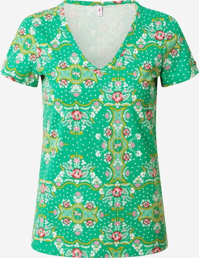 Blutsgeschwister Camiseta 'Sunshine Camp' en verde / mezcla de colores, Vista del producto