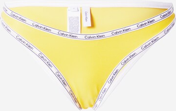 Calvin Klein Swimwear Bikinihousut värissä keltainen: edessä