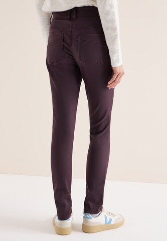 STREET ONE Slim fit Pants in Purple