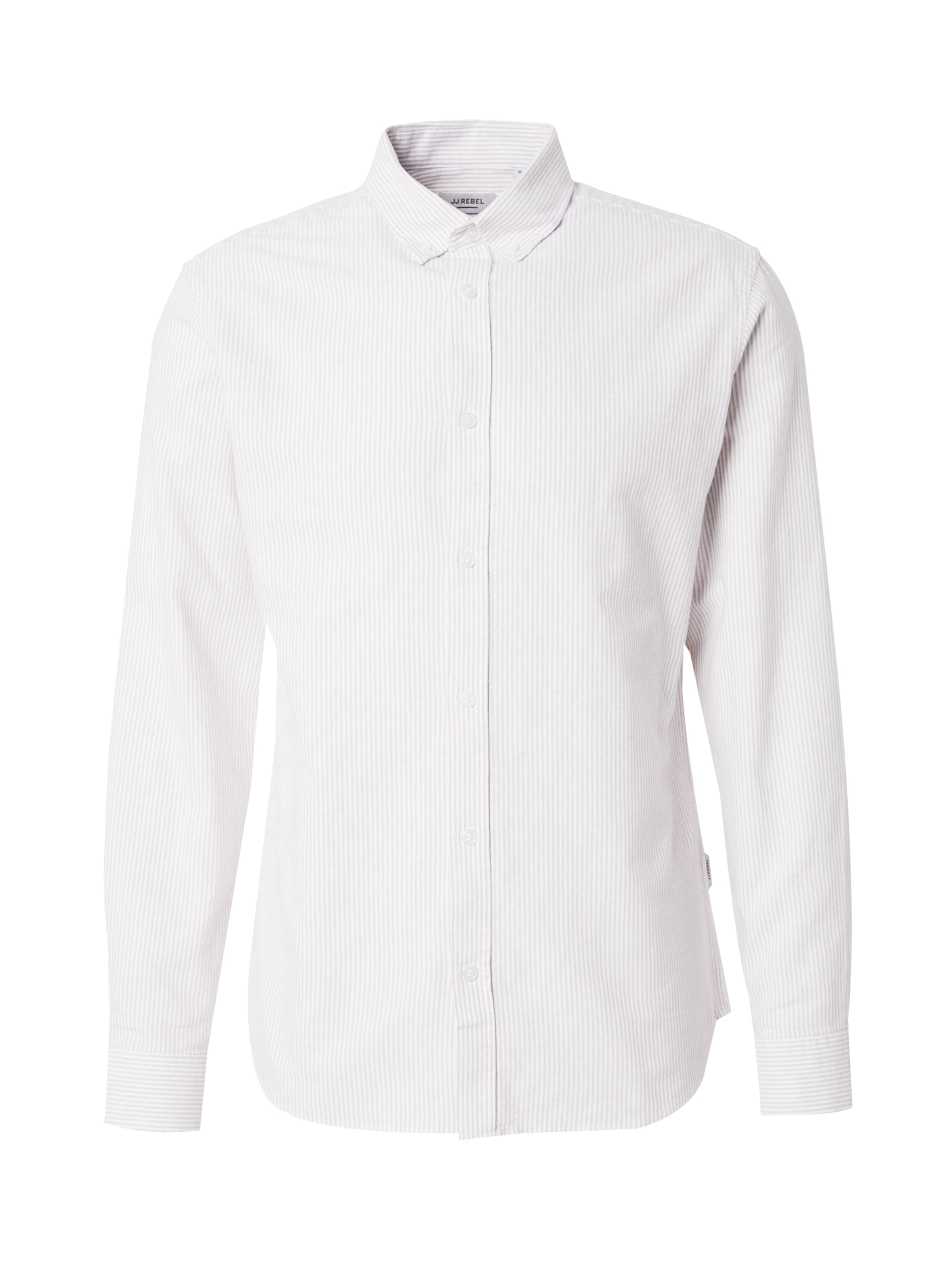 JJ Rebel Button Up Shirt 'JREBOSCAR' in Beige: front