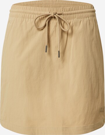 JACK WOLFSKIN Athletic Skorts 'Desert' in Beige: front