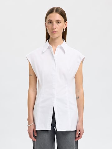 Camicia da donna di SELECTED in bianco: frontale