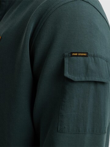 PME Legend Collegepaita 'Pullover with half-zip' värissä sininen