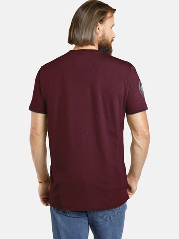 Jan Vanderstorm T-Shirt 'Sölve' in Rot