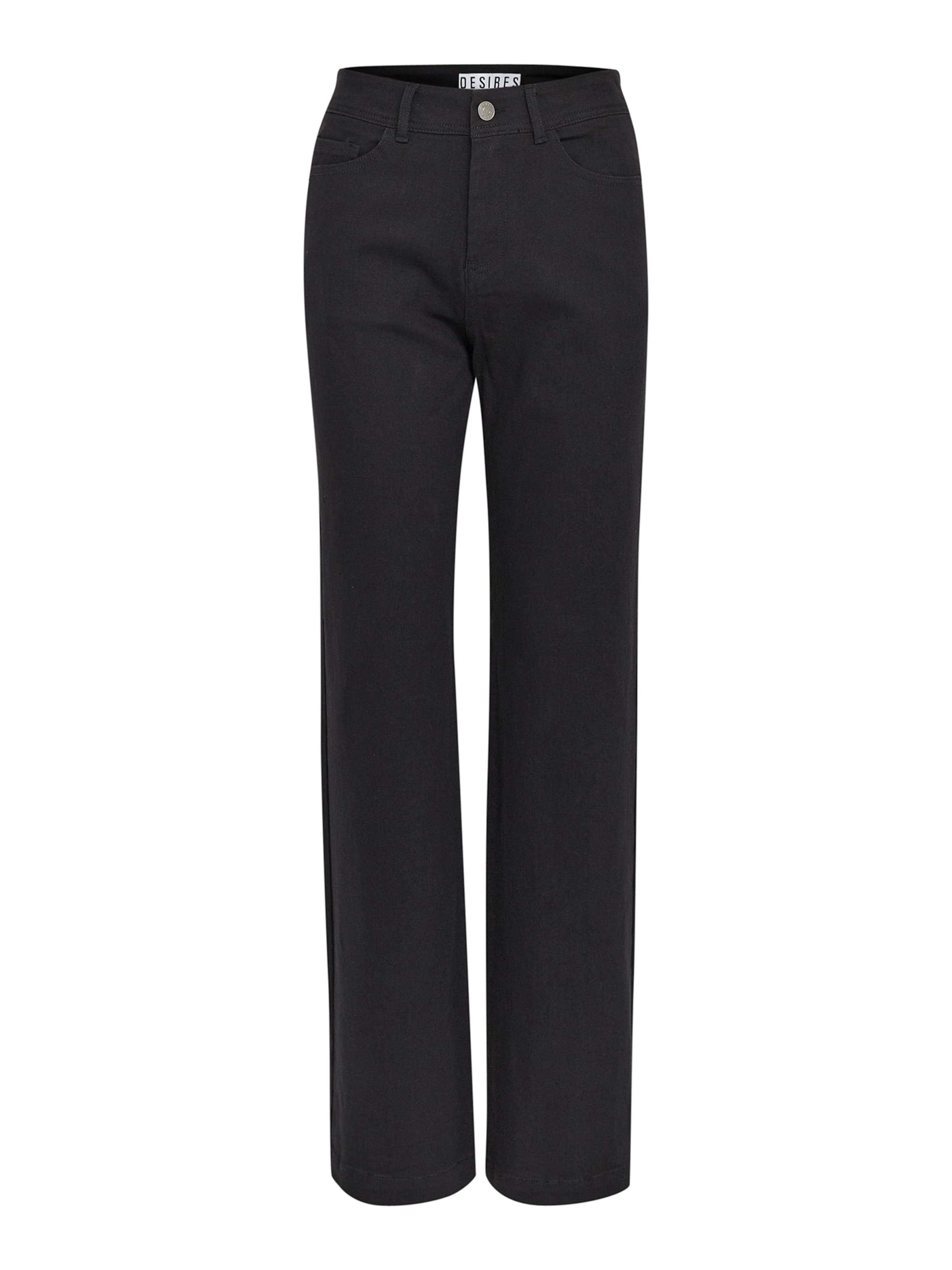 DESIRES Regular Farkut 'Florence' värissä musta: etupuoli