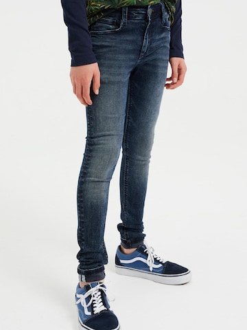 WE Fashion Skinny Jeans in Blau